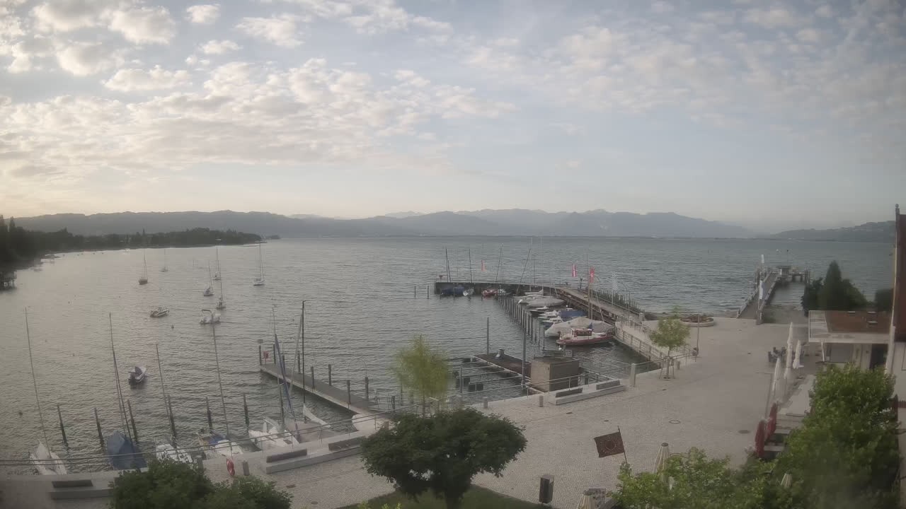 Archiv Foto Webcam Wasserburg am Bodensee: Hafen