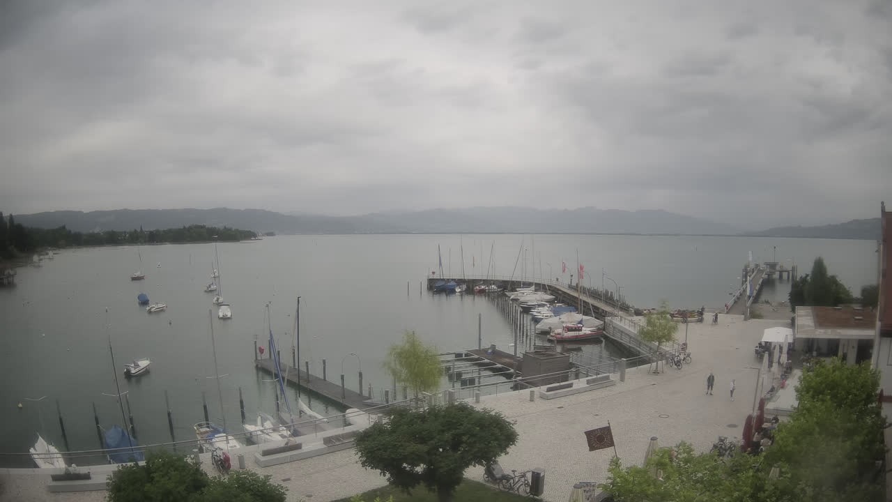 Archiv Foto Webcam Wasserburg am Bodensee: Hafen