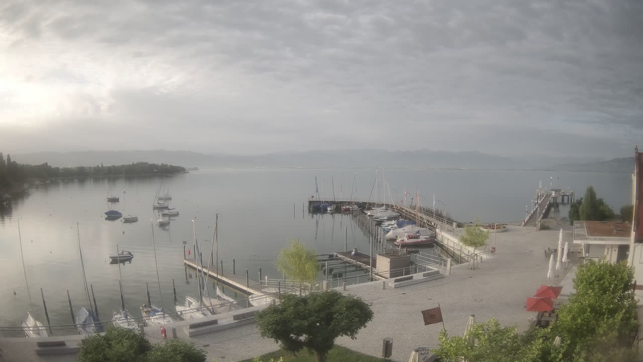 Archiv Foto Webcam Wasserburg am Bodensee: Hafen