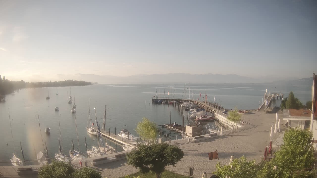 Archiv Foto Webcam Wasserburg am Bodensee: Hafen