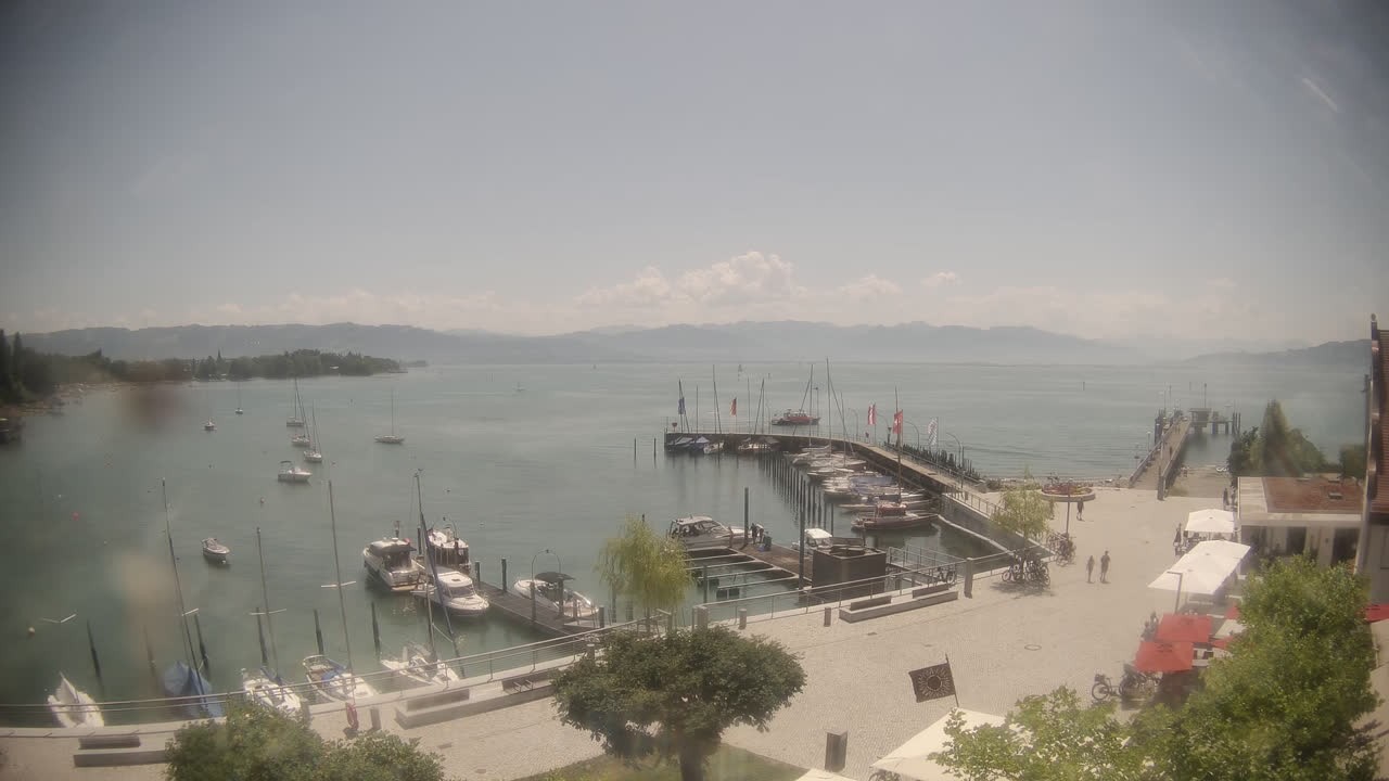 Archiv Foto Webcam Wasserburg am Bodensee: Hafen