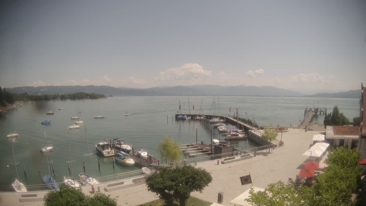 Archiv Foto Webcam Wasserburg am Bodensee: Hafen