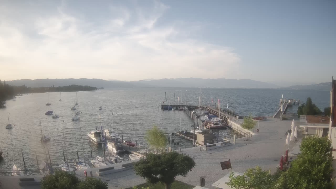 Archiv Foto Webcam Wasserburg am Bodensee: Hafen