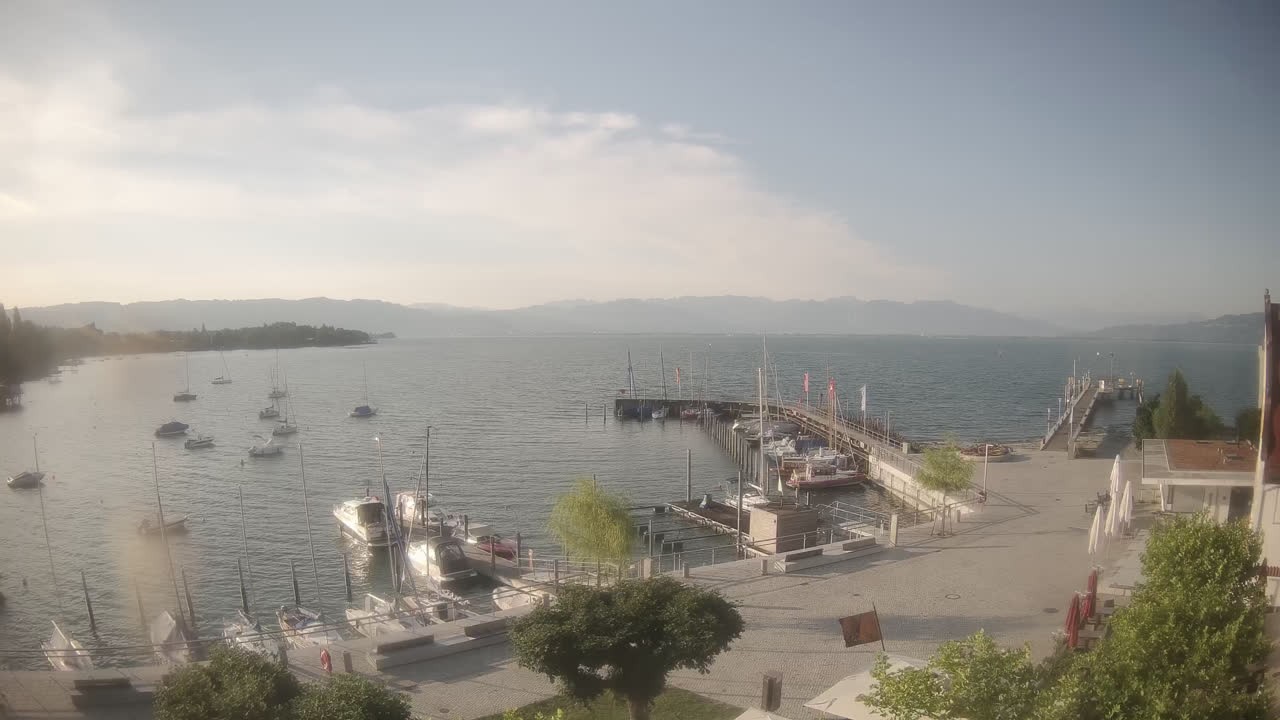 Archiv Foto Webcam Wasserburg am Bodensee: Hafen