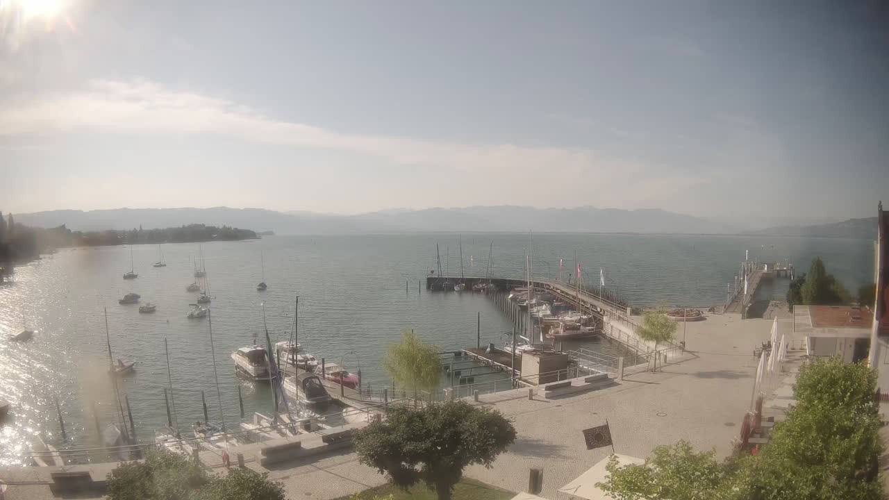 Archiv Foto Webcam Wasserburg am Bodensee: Hafen
