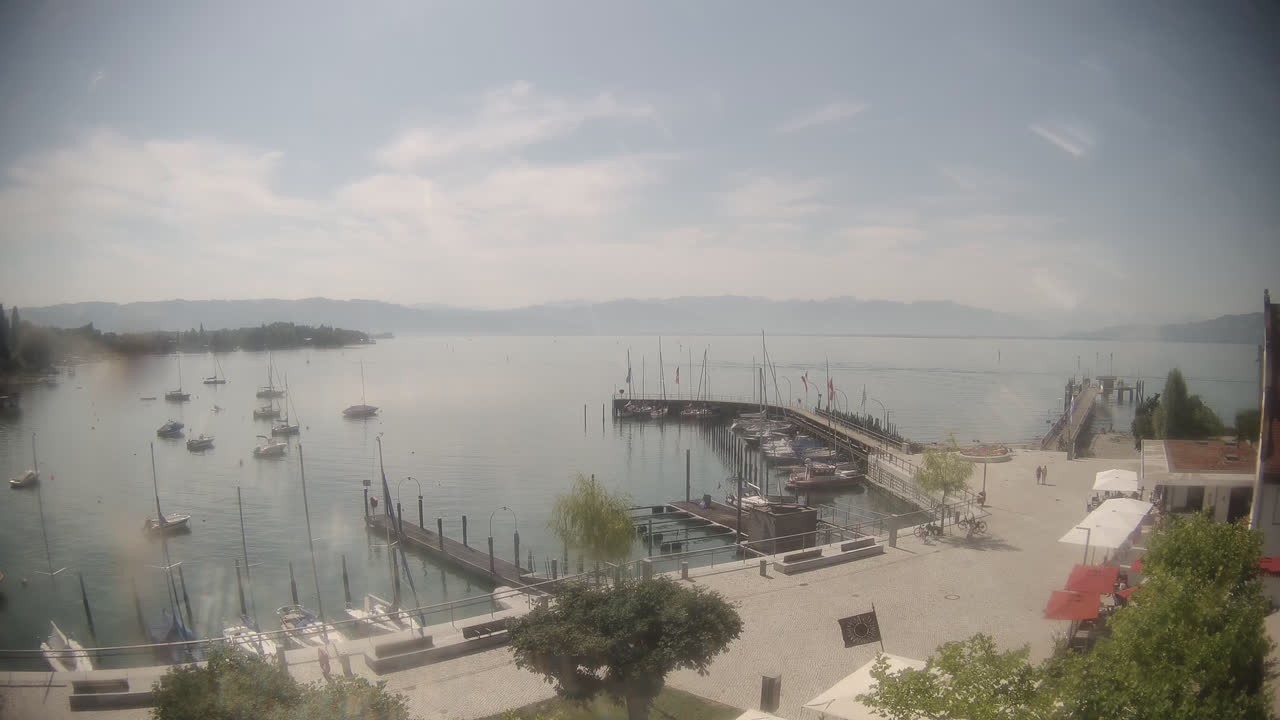 Archiv Foto Webcam Wasserburg am Bodensee: Hafen