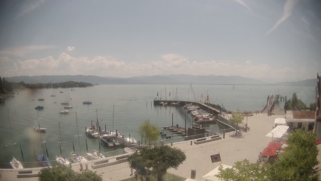 Archiv Foto Webcam Wasserburg am Bodensee: Hafen