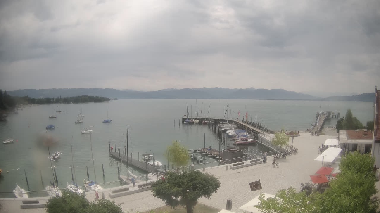 Archiv Foto Webcam Wasserburg am Bodensee: Hafen