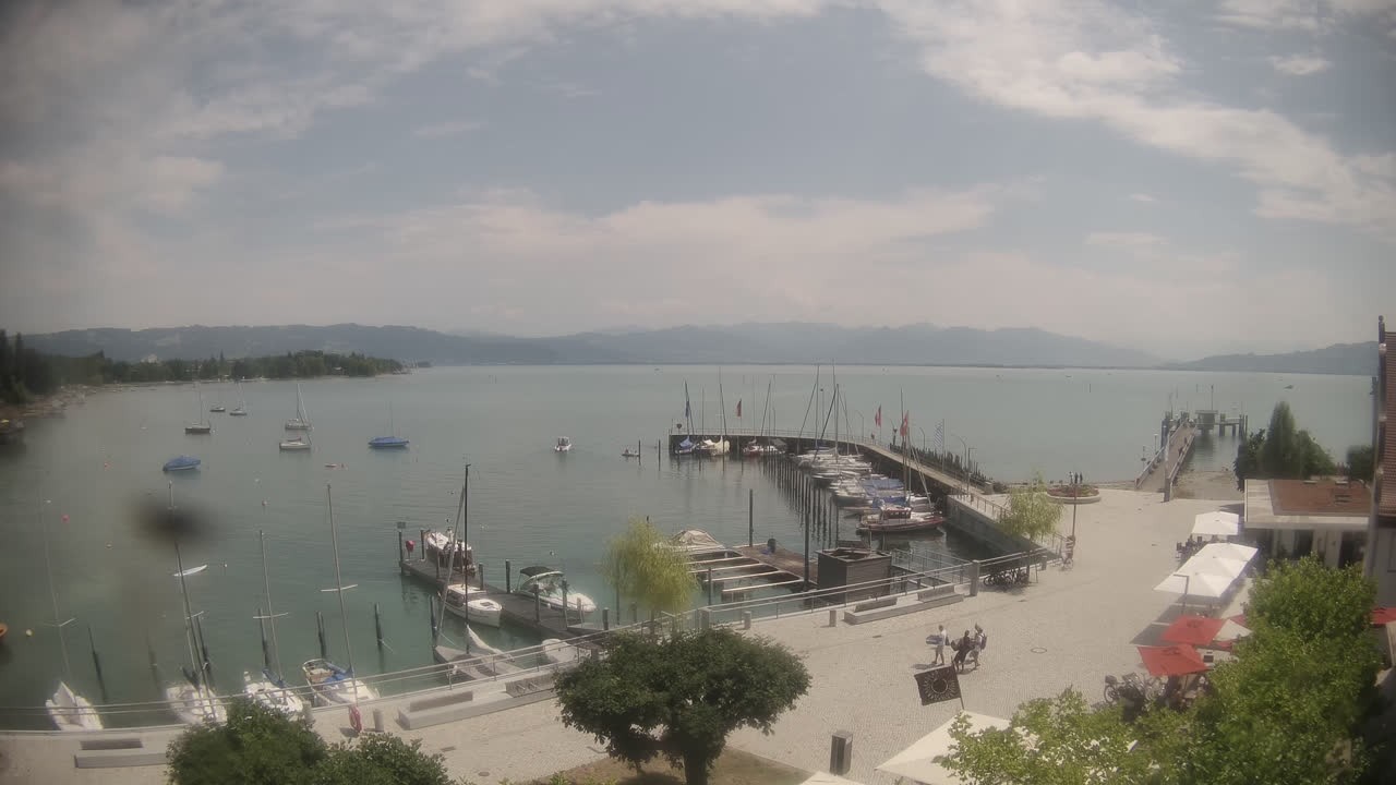 Archiv Foto Webcam Wasserburg am Bodensee: Hafen