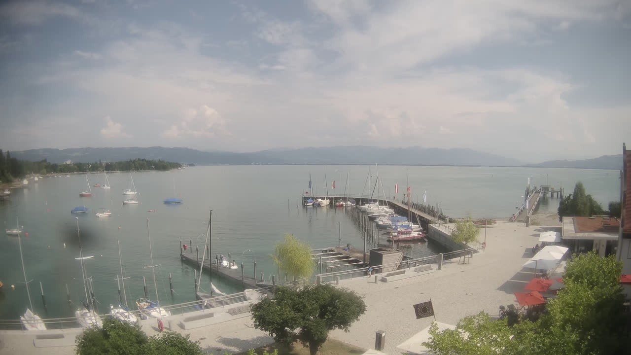Archiv Foto Webcam Wasserburg am Bodensee: Hafen