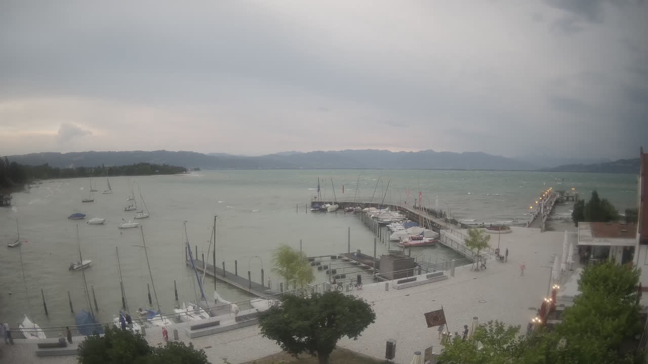 Archiv Foto Webcam Wasserburg am Bodensee: Hafen