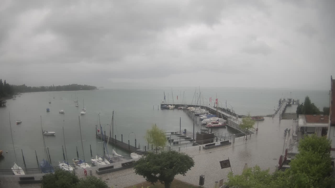 Archiv Foto Webcam Wasserburg am Bodensee: Hafen