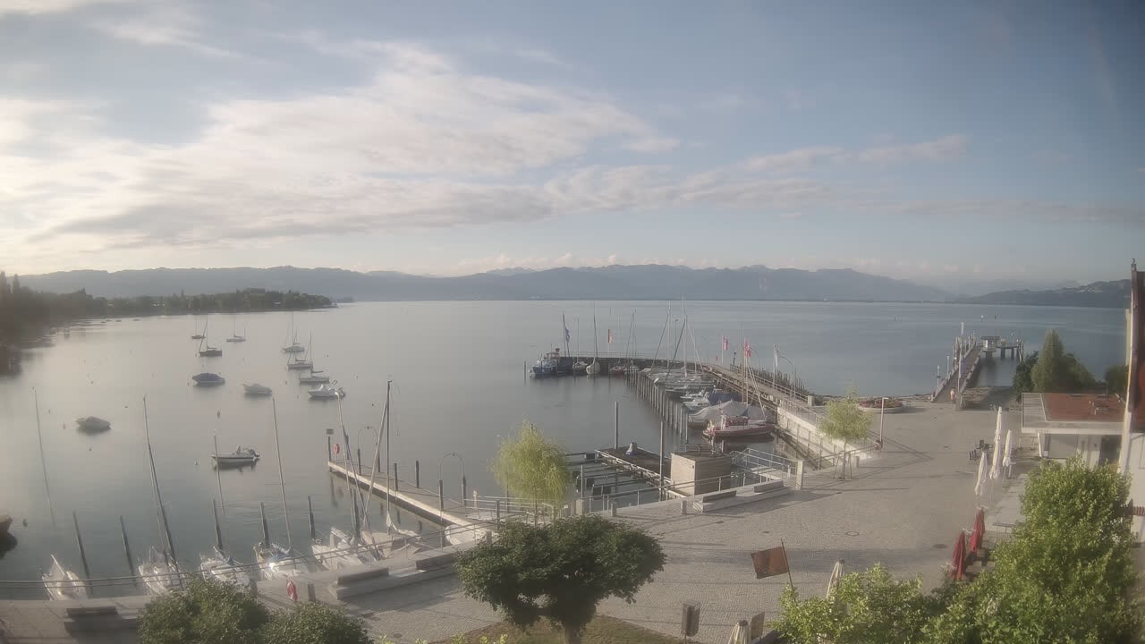 Archived image Webcam Wasserburg on Lake Constance