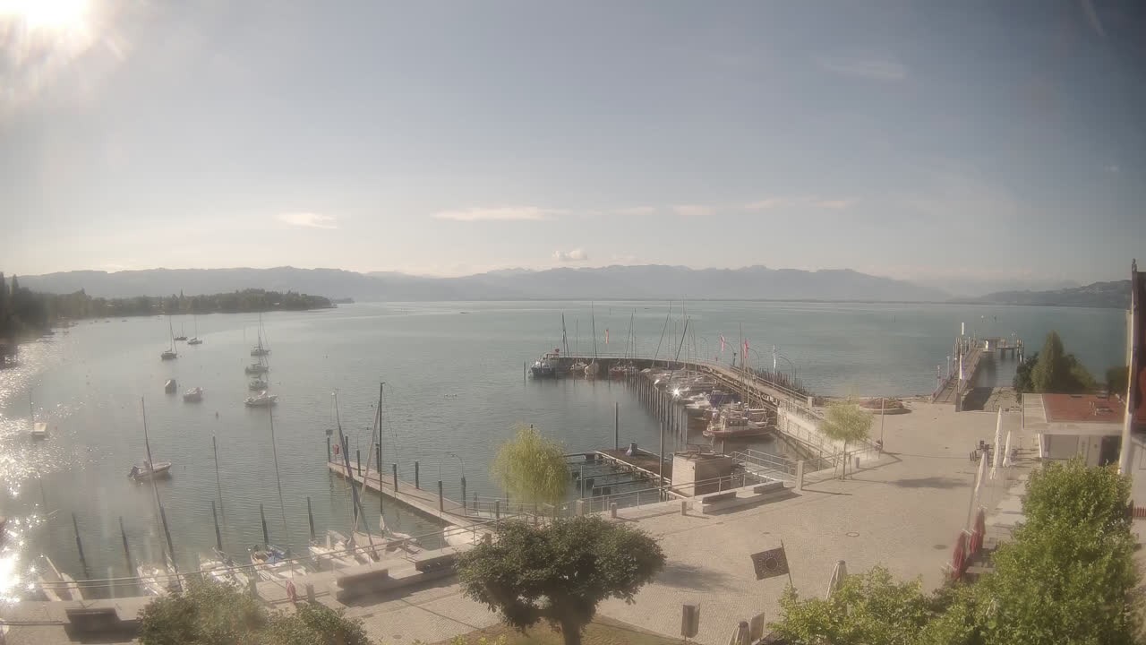 Archived image Webcam Wasserburg on Lake Constance