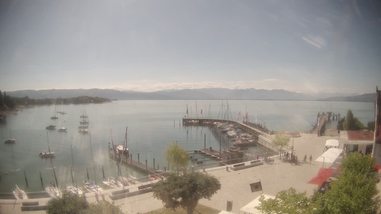 Archived image Webcam Wasserburg on Lake Constance