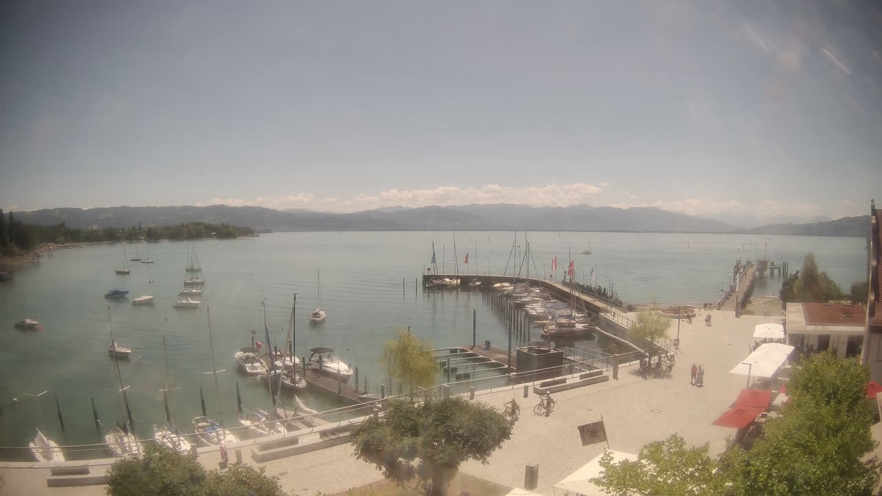 Archived image Webcam Wasserburg on Lake Constance