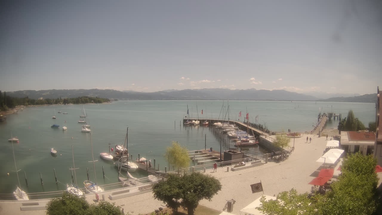 Archived image Webcam Wasserburg on Lake Constance