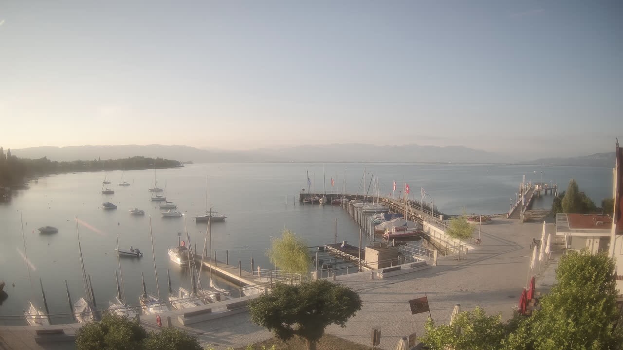 Archiv Foto Webcam Wasserburg am Bodensee: Hafen