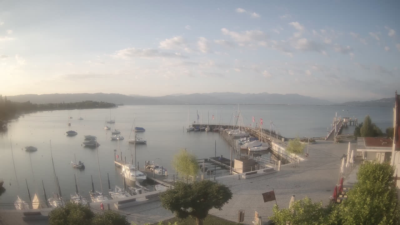 Archiv Foto Webcam Wasserburg am Bodensee: Hafen
