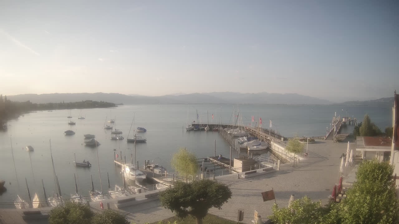 Archiv Foto Webcam Wasserburg am Bodensee: Hafen