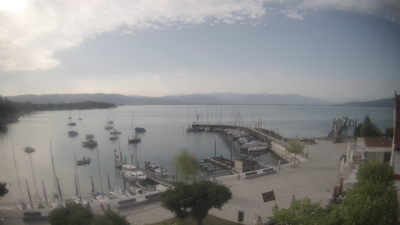 Archiv Foto Webcam Wasserburg am Bodensee: Hafen