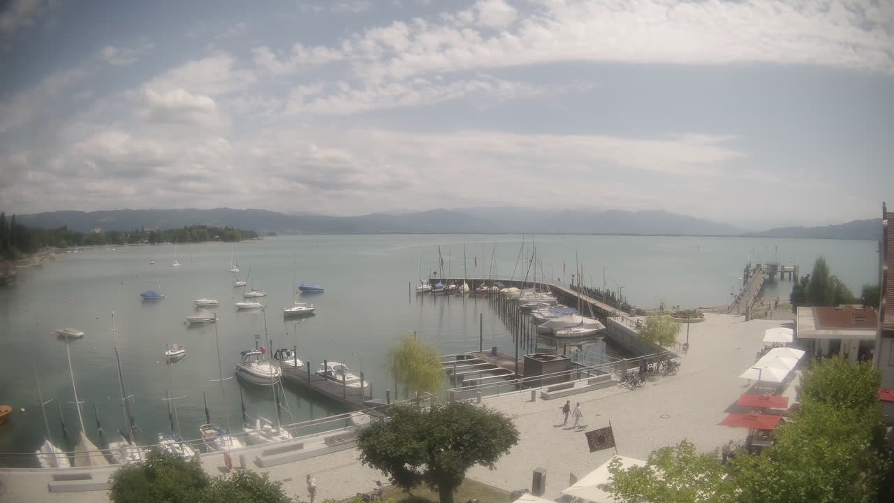 Archiv Foto Webcam Wasserburg am Bodensee: Hafen
