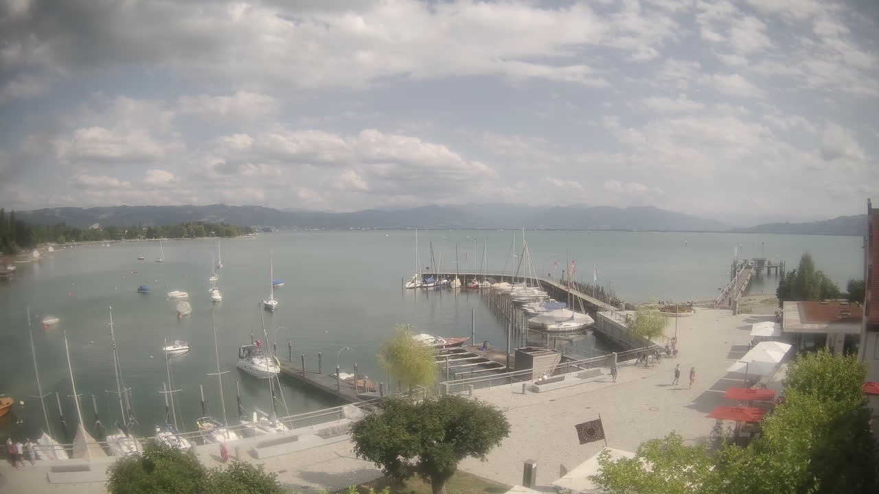 Archiv Foto Webcam Wasserburg am Bodensee: Hafen