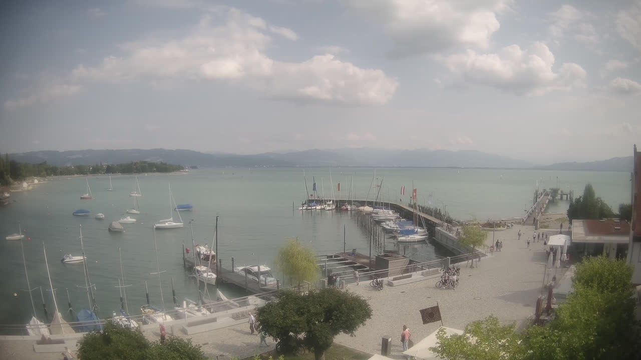 Archiv Foto Webcam Wasserburg am Bodensee: Hafen