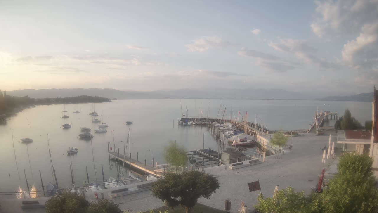 Archiv Foto Webcam Wasserburg am Bodensee: Hafen