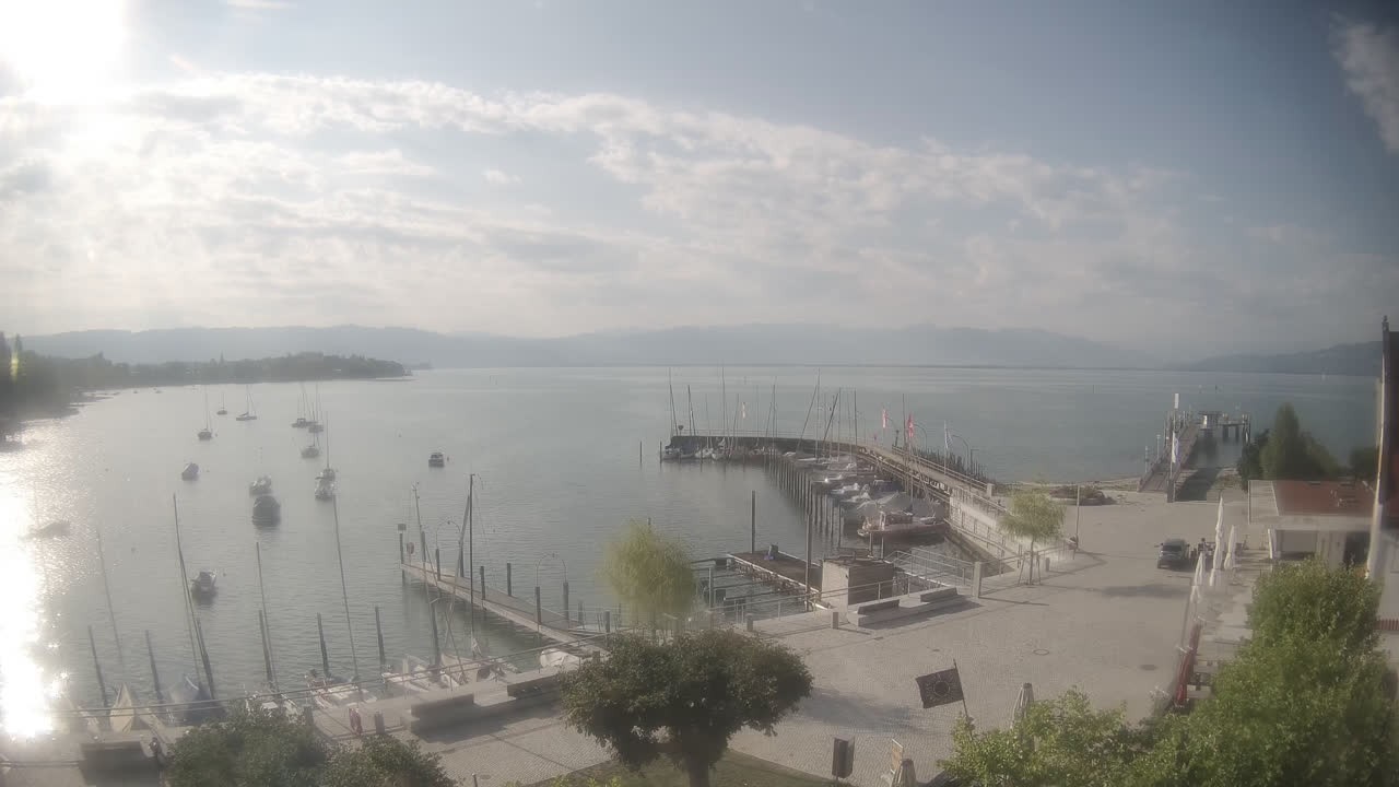 Archiv Foto Webcam Wasserburg am Bodensee: Hafen