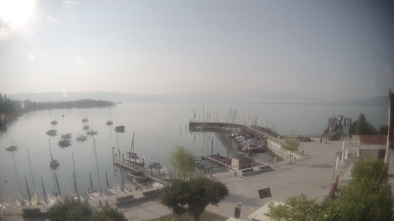 Archiv Foto Webcam Wasserburg am Bodensee: Hafen