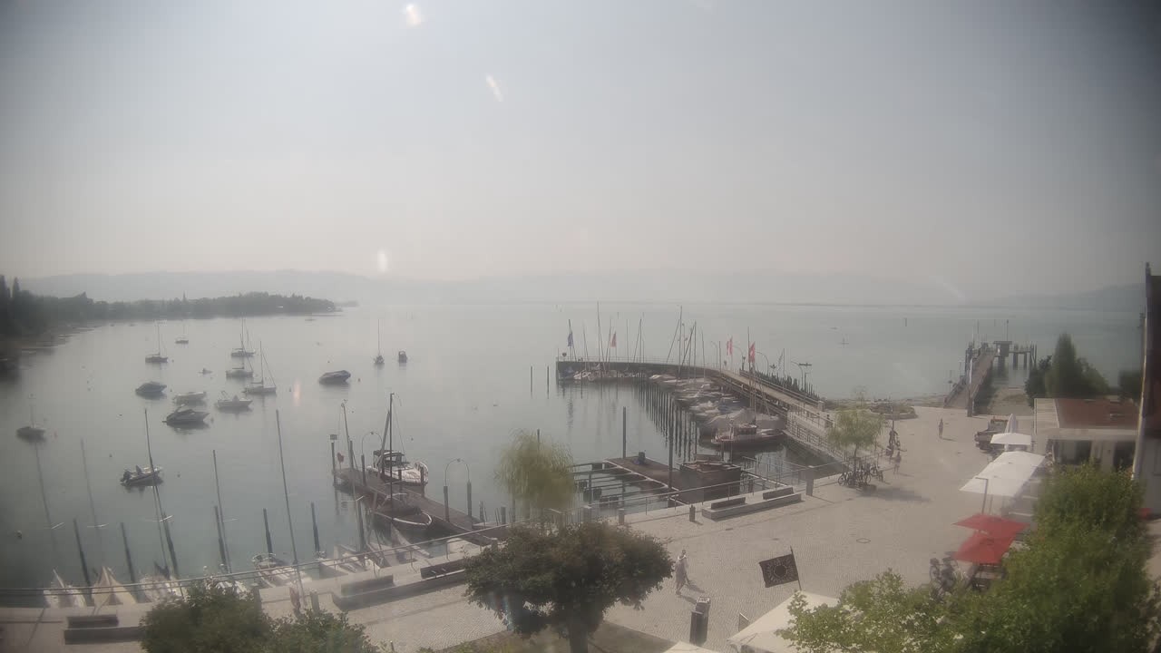 Archiv Foto Webcam Wasserburg am Bodensee: Hafen
