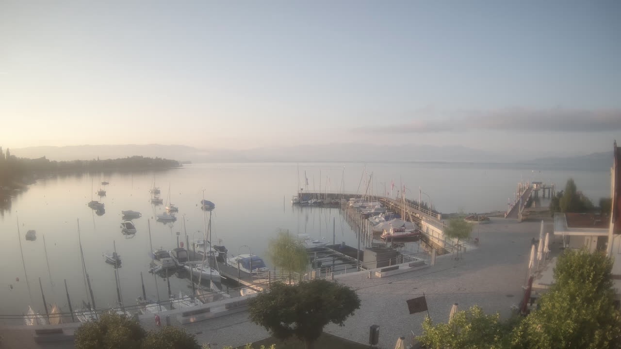 Archiv Foto Webcam Wasserburg am Bodensee: Hafen