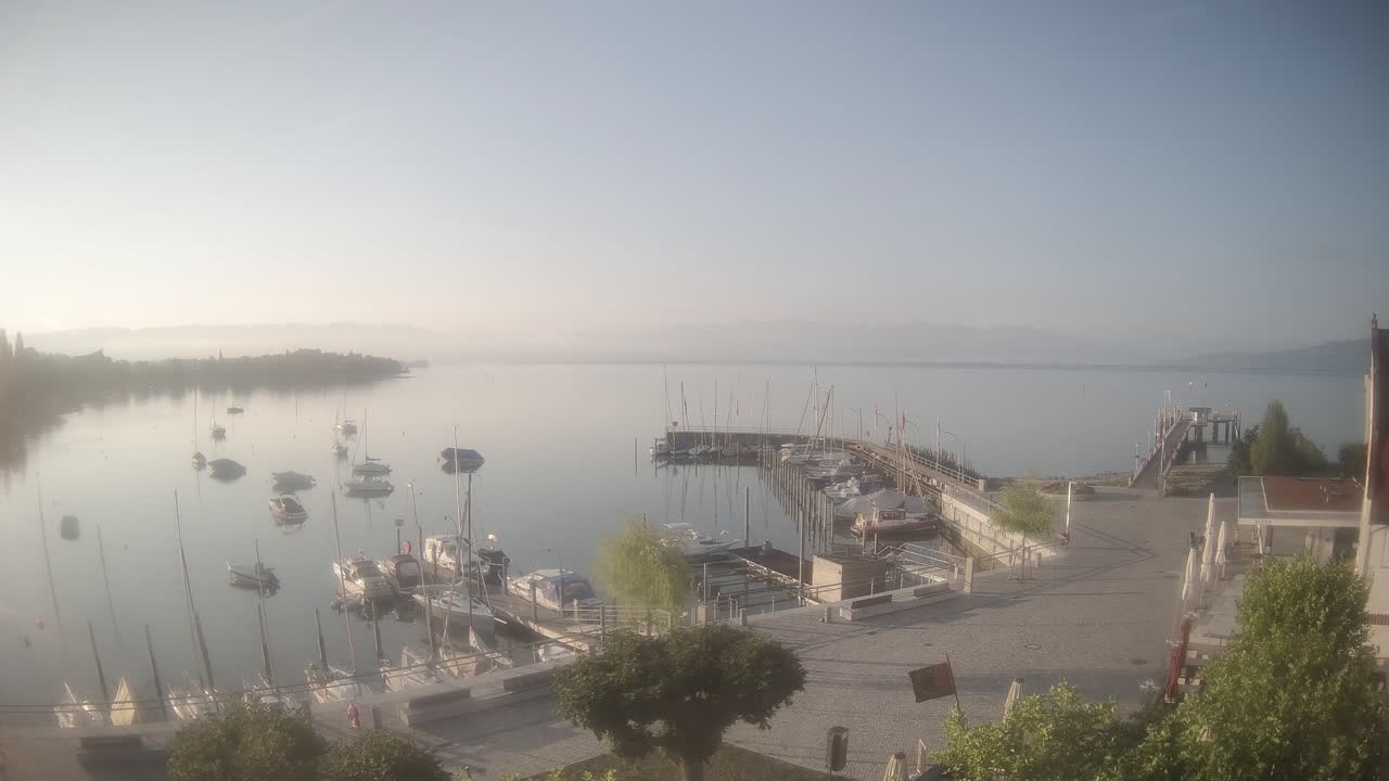 Archiv Foto Webcam Wasserburg am Bodensee: Hafen