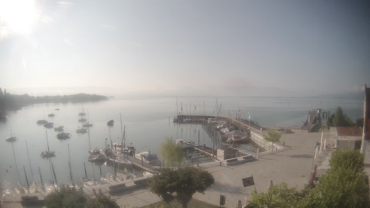 Archiv Foto Webcam Wasserburg am Bodensee: Hafen
