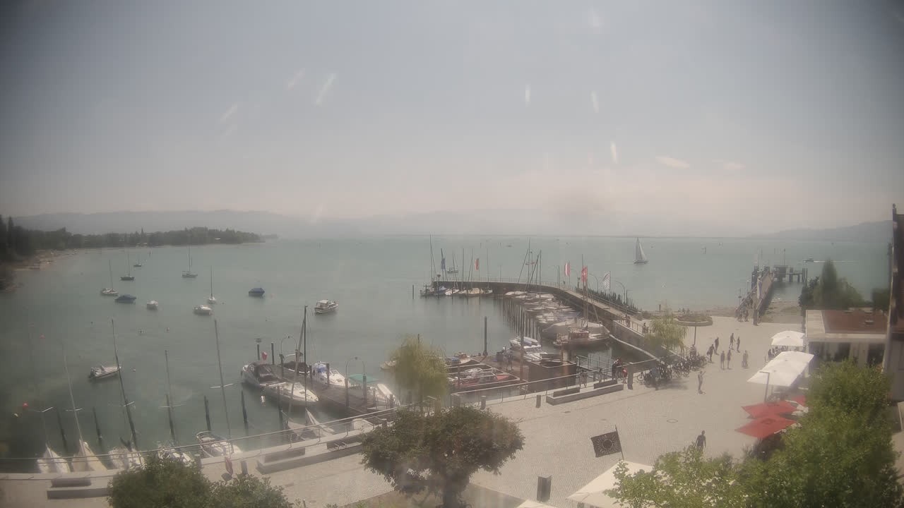 Archiv Foto Webcam Wasserburg am Bodensee: Hafen