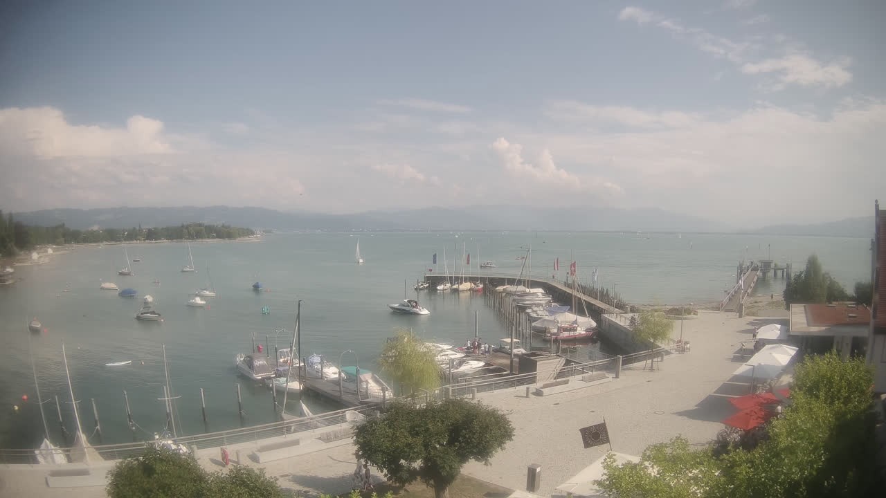 Archiv Foto Webcam Wasserburg am Bodensee: Hafen