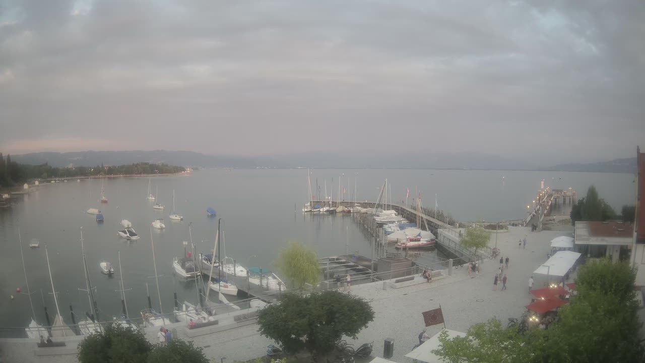 Archiv Foto Webcam Wasserburg am Bodensee: Hafen