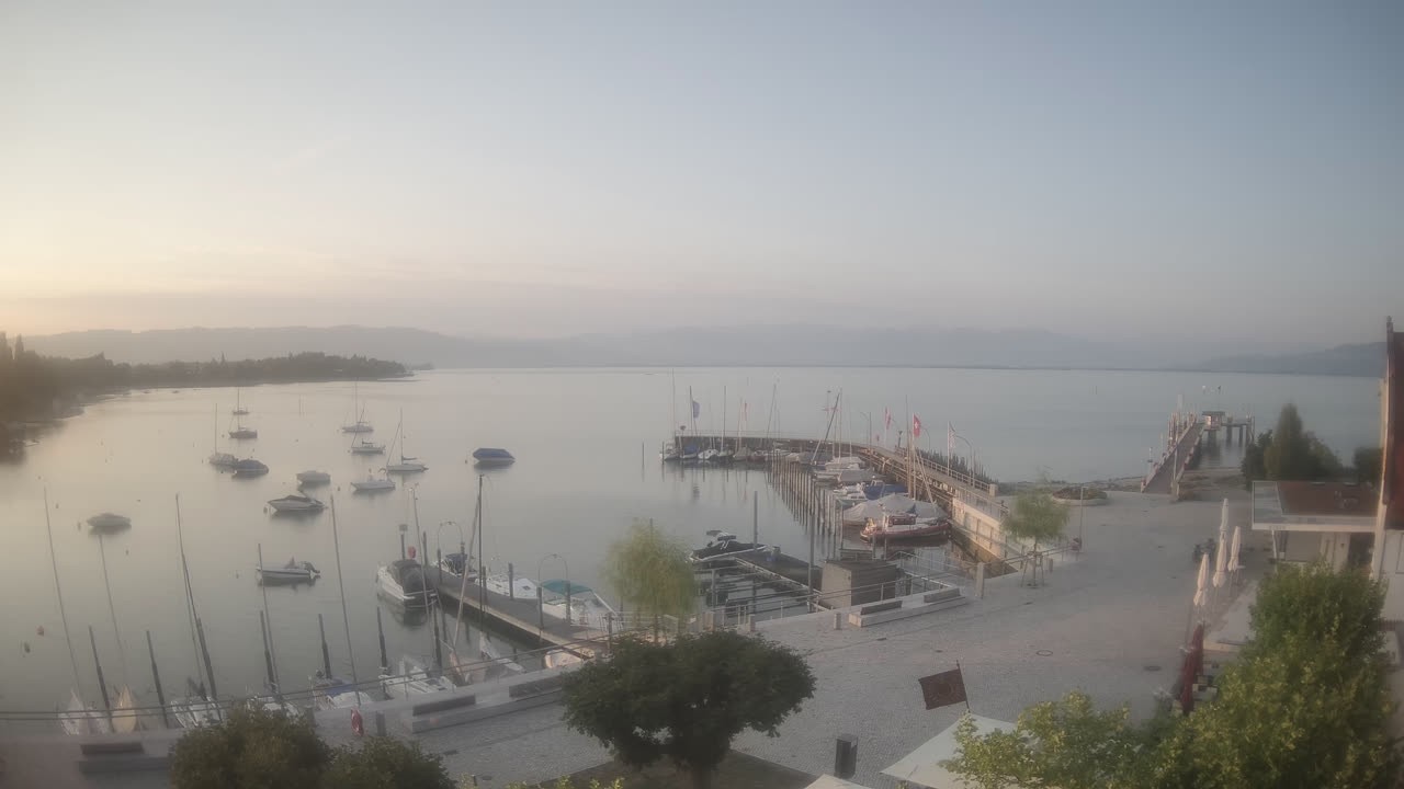 Archiv Foto Webcam Wasserburg am Bodensee: Hafen