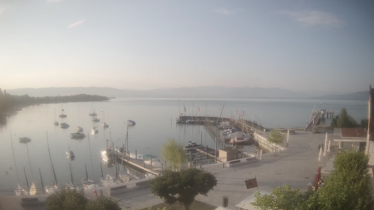 Archiv Foto Webcam Wasserburg am Bodensee: Hafen