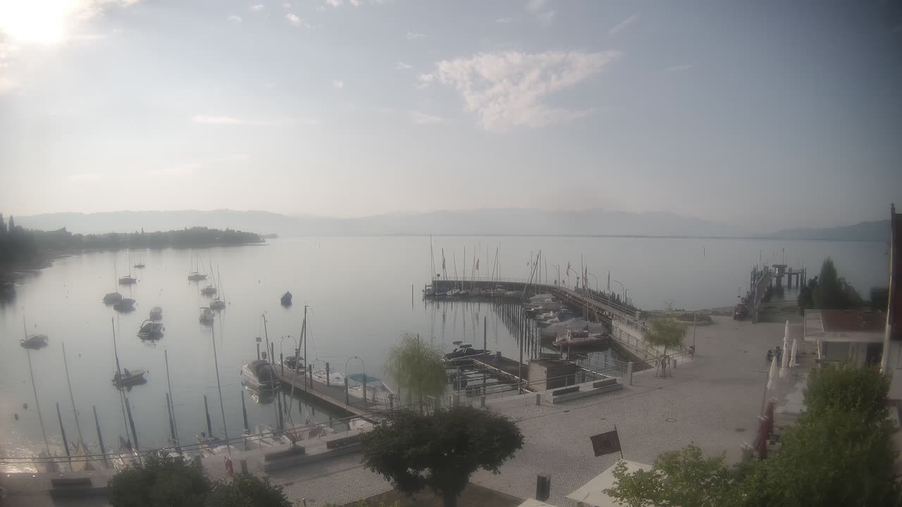 Archiv Foto Webcam Wasserburg am Bodensee: Hafen
