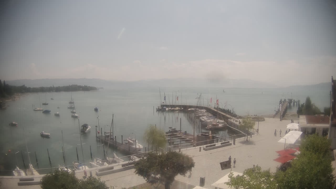 Archiv Foto Webcam Wasserburg am Bodensee: Hafen
