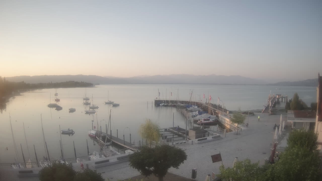 Archiv Foto Webcam Wasserburg am Bodensee: Hafen
