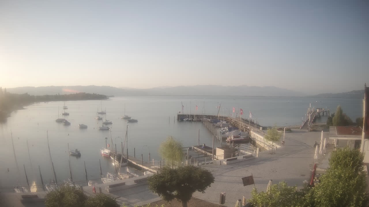 Archiv Foto Webcam Wasserburg am Bodensee: Hafen