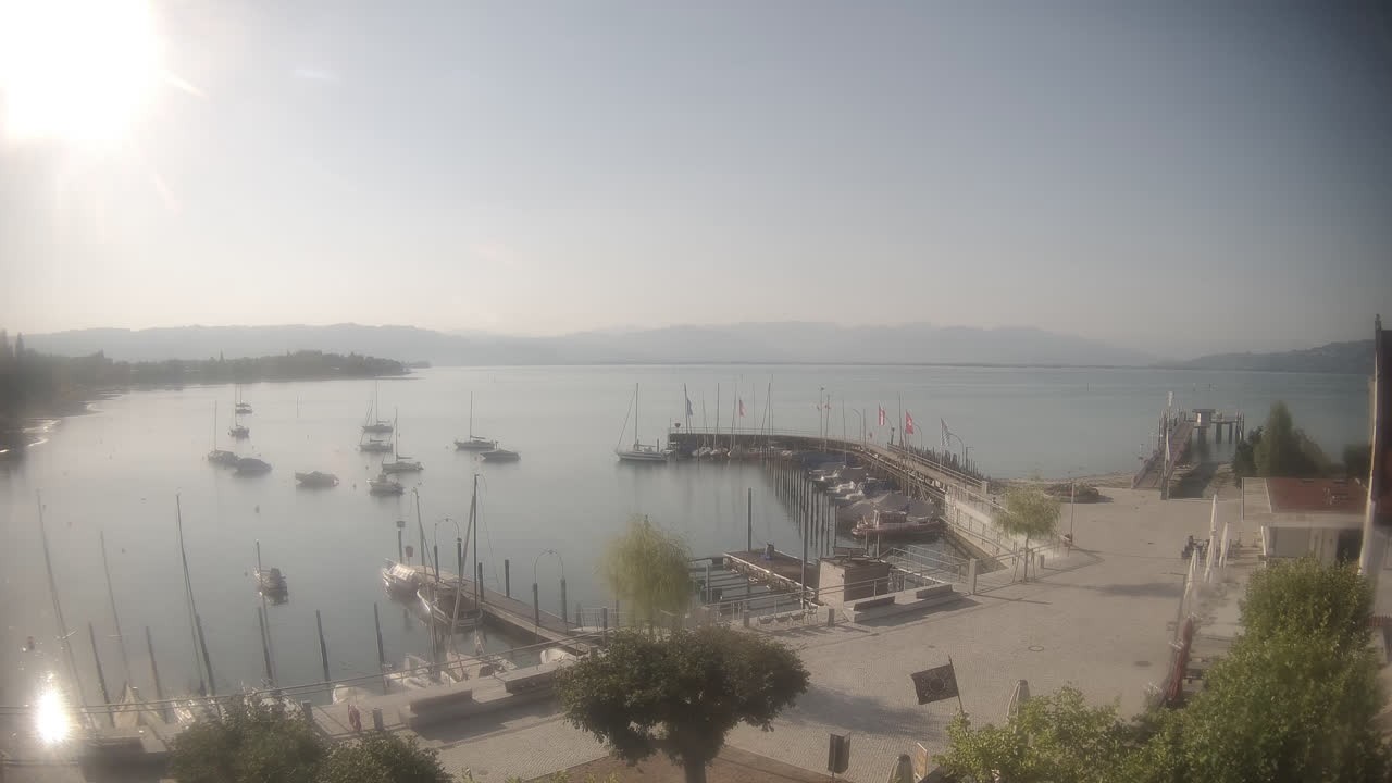 Archiv Foto Webcam Wasserburg am Bodensee: Hafen