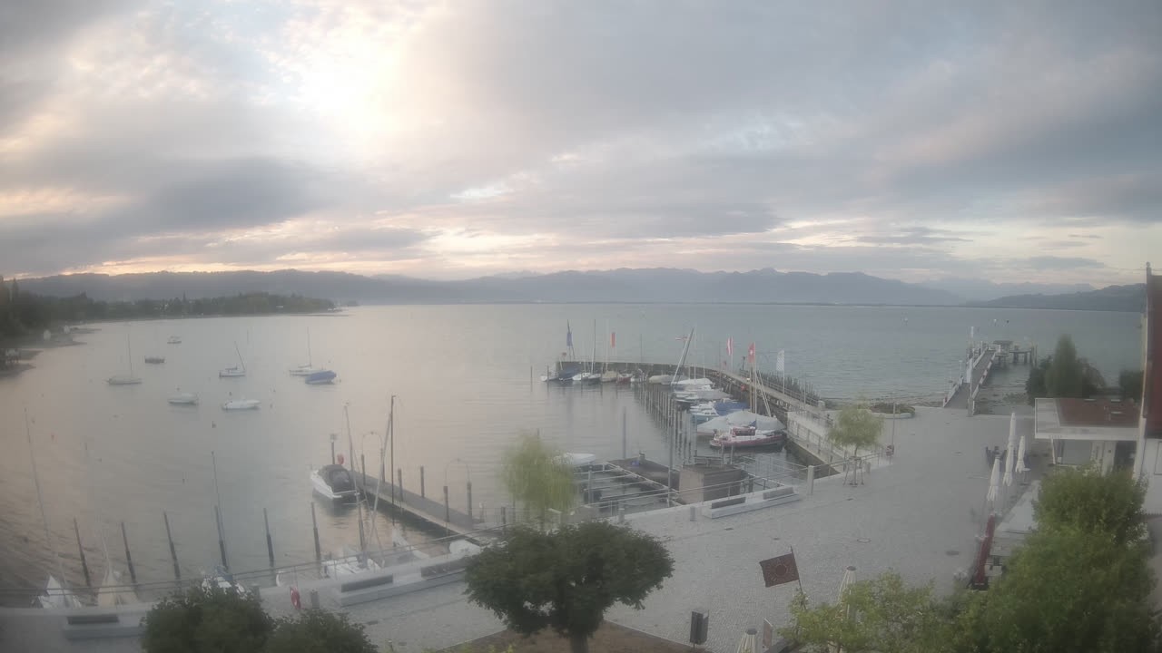 Archiv Foto Webcam Wasserburg am Bodensee: Hafen