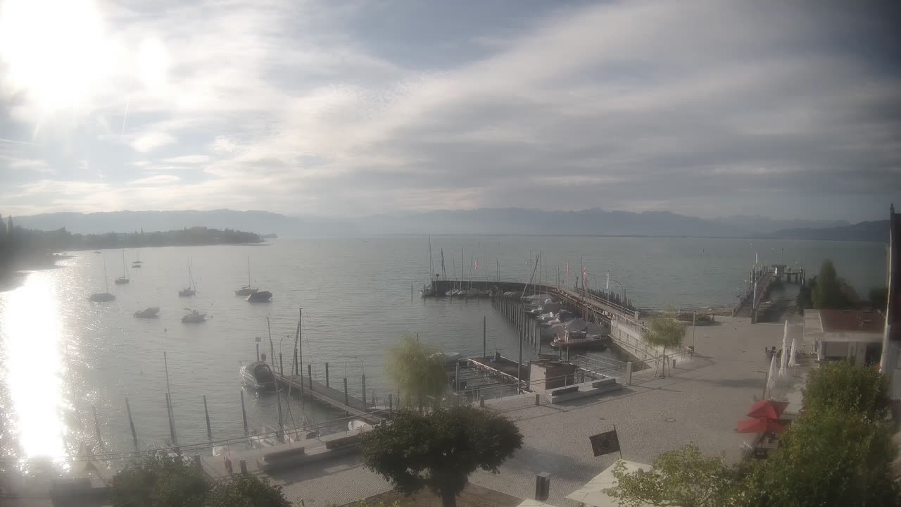 Archiv Foto Webcam Wasserburg am Bodensee: Hafen
