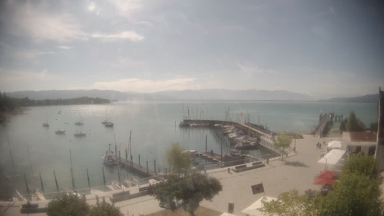 Archiv Foto Webcam Wasserburg am Bodensee: Hafen