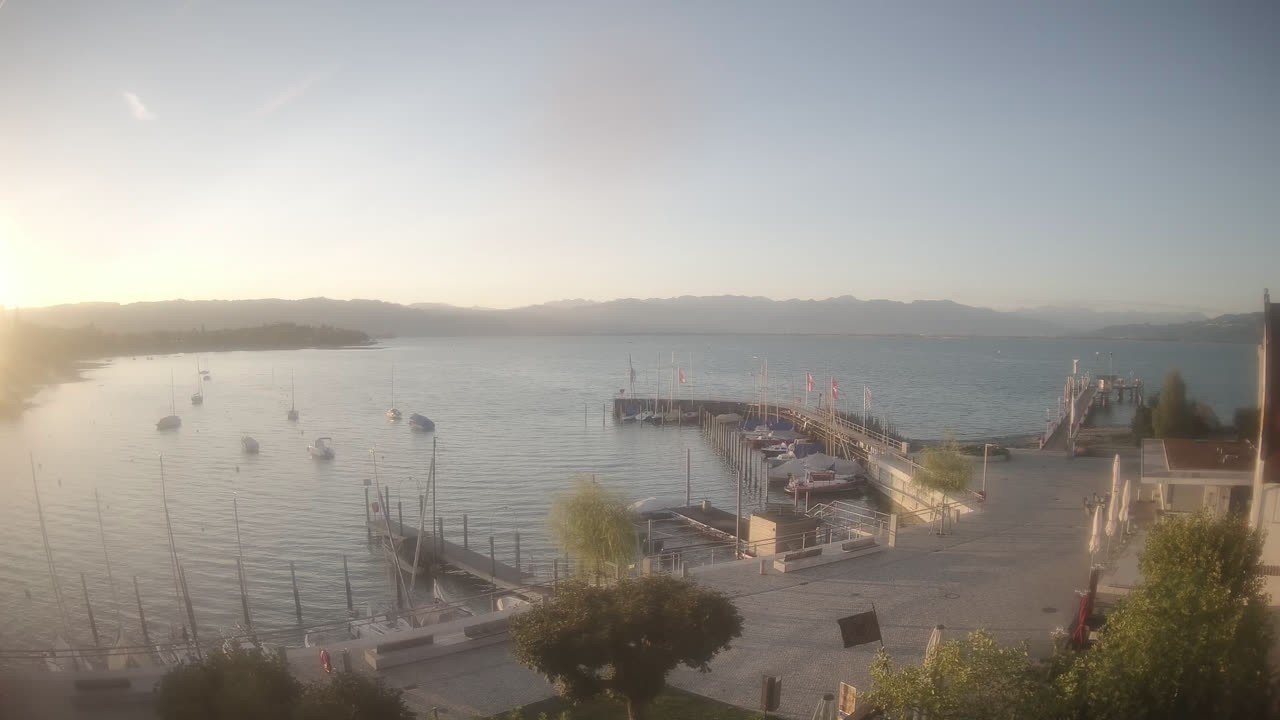 Archiv Foto Webcam Wasserburg am Bodensee: Hafen