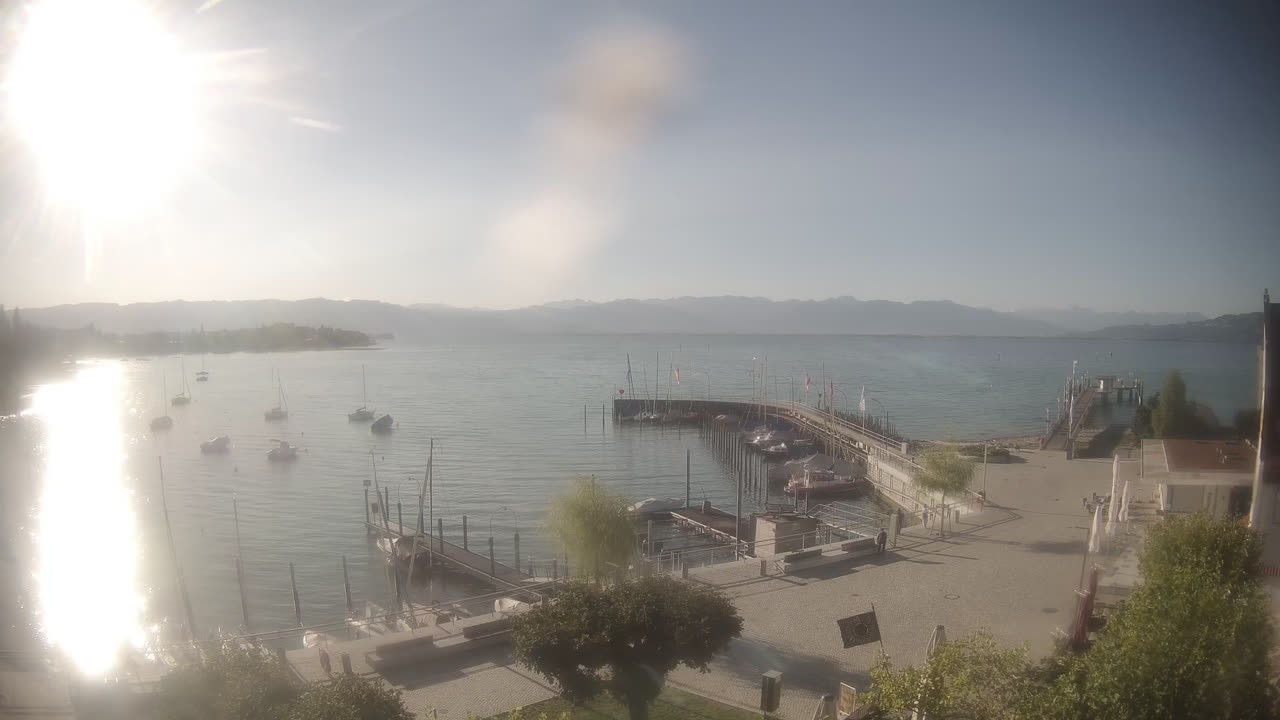 Archiv Foto Webcam Wasserburg am Bodensee: Hafen
